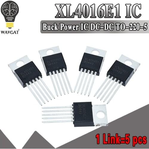 5PCS XL4016E1 XL4016 TO220-5 8A 180KHz 40V Buck DC to DC Converter