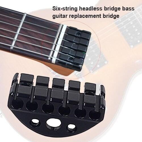 6-String Headless Bass Electric Guitar Bridge Lock Screw Parts DIY Replacement