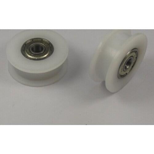 SWMAKER 3D printer accessories 10 pcs *dual bearing smooth TIMING BELT adjustable idler wheel delrin POM H wheel 5 mm bore REPRA