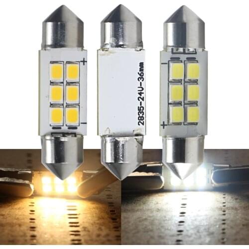 Ampoule Auto 36mm led Festoon Light C5W CANBUS Dc 24v truck Styling Interior Reading Bulb License Plate lamp Clearance bulbs