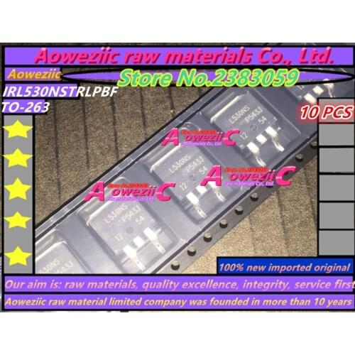 Aoweziic 100% new imported original IRL530NSTRLPBF IRL530NSPBF IRL530NS L530NS TO-263 SMD field effect transistor