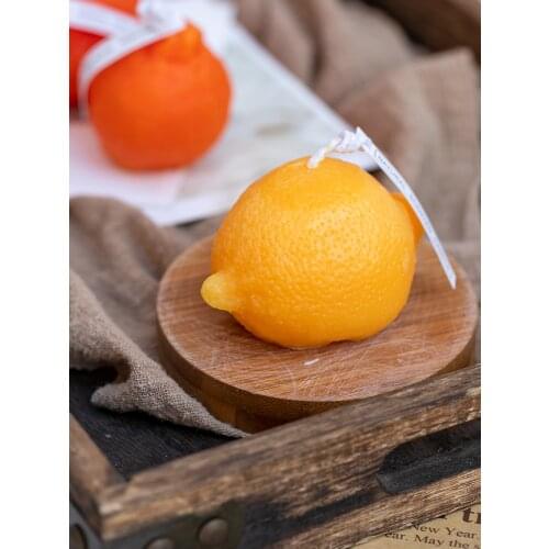 Aromatherapy Candle Orange Flavor Home Indoor Bedroom