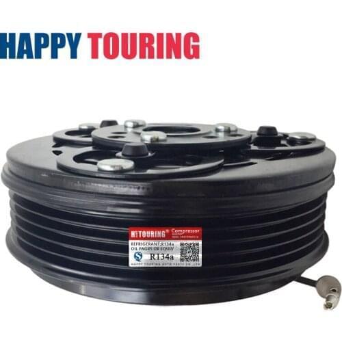 Auto AC Air conditioning Compressor electromagnetic clutch For Car Nissan Qashqai 2.0L Bearing Size 355520 6 grooves
