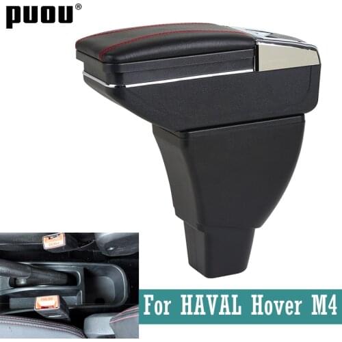 Car Armrest Box For Great Wall Haval M4 Hover Rotatable Center Centre Console Storage Box with Ashtray