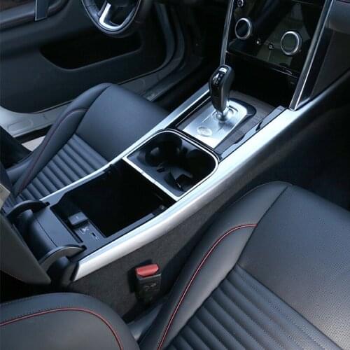 For Land Rover Discovery Sport 2020 Car-styling ABS Chrome Center Control Gear Side Trim Panel Car Accessories