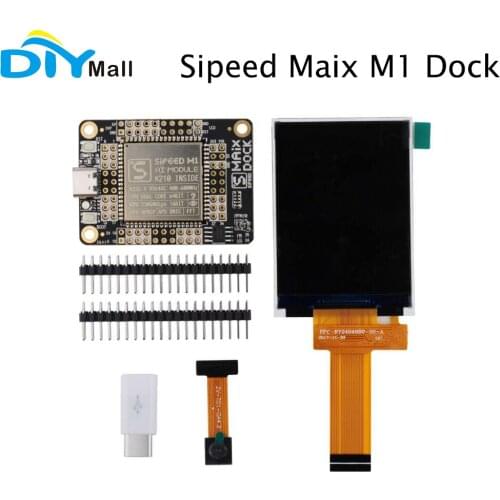 DIYmall Sipeed Maix M1 Dock K210 AI+lOT Vision AIOT Development Board 64-bit Dual Core MaixDock