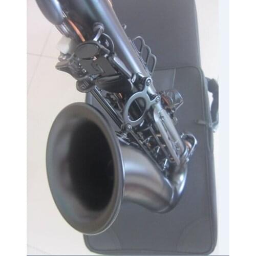 E-Flat Alto Saxophone Plating Genuine All Black Sax Musical Professional Instruments With Mouthpiece Accessories