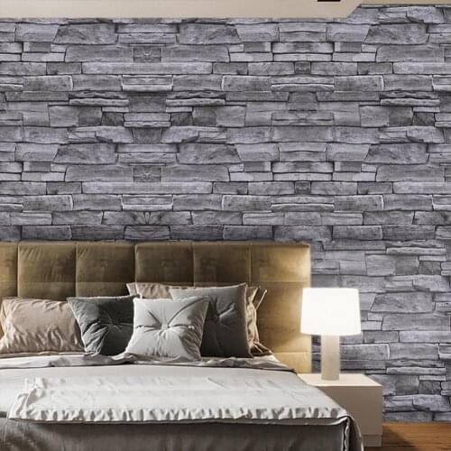 Simulation Rock Grain Wallpaper For Bedroom Living Room Background Wallpaper Self-adhesive Wall Sticker