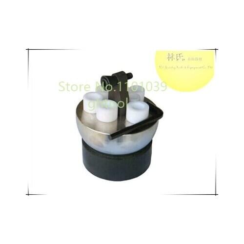 New Arrival Jewelry Making Tools Stainless Steel Ring Holder with Half Engraving Block with 7 Sleeves ghtool