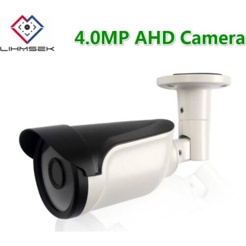 Lihmsek 4.0MP AHD Camera with 5mp Vari-focal Lens Waterproof Housing Night Vision Home Security CCTV Cameras 40M IR Distance