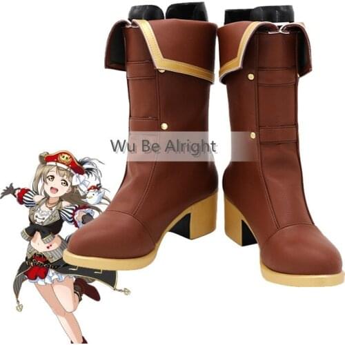 Love Live School Idol Project Pirate Kotori Minami Anime Customize Cosplay Shoes Boots Halloween Party Accessories Custom Made