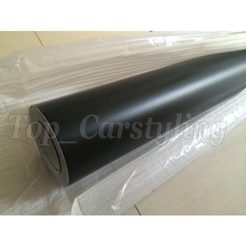 Best quality Matte BLACK Vinyl Car Wrap Film With Air release For Vehicle Wrapping Covering Air Free 1.52x30m/Roll ECL01
