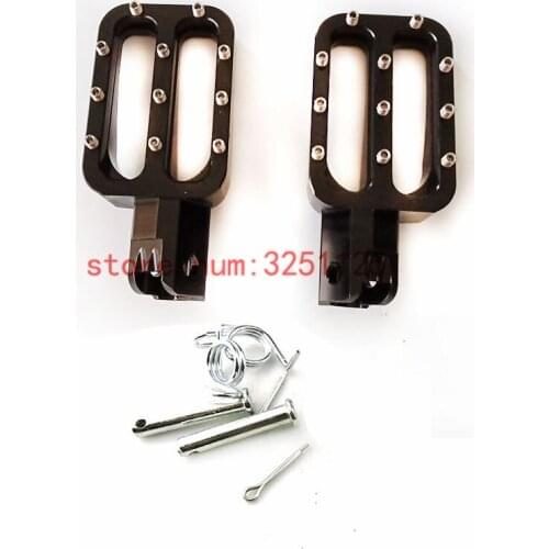 Motorcycle accessories black CNC Footpegs Footrest Foot Pegs For Chinese 110cc 125cc 140cc CRF KLX Thumpstar Pit Dirt Bikes