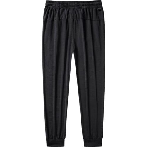 Asian Size High Quality 2021 New Casual Pants Men Summer Cool Sweatpants Male Trousers Breathable Elastic 9XL Joggers Men