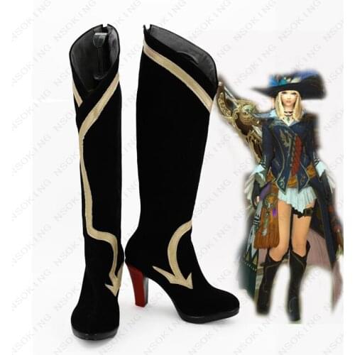 New Final fantasy 14 gleeman Cosplay Game boots Fahion Shoes Custom-made