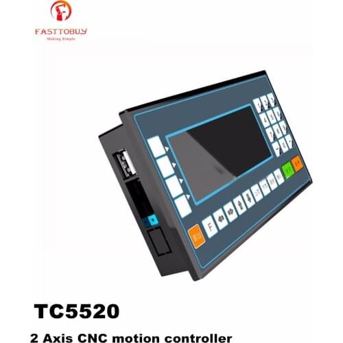 New Orignal CNC 2 axis Controller Interface 18DI 8DO 150Khz 32Bit Servo Stepper Controller for Lathe Milling Machine TC5520