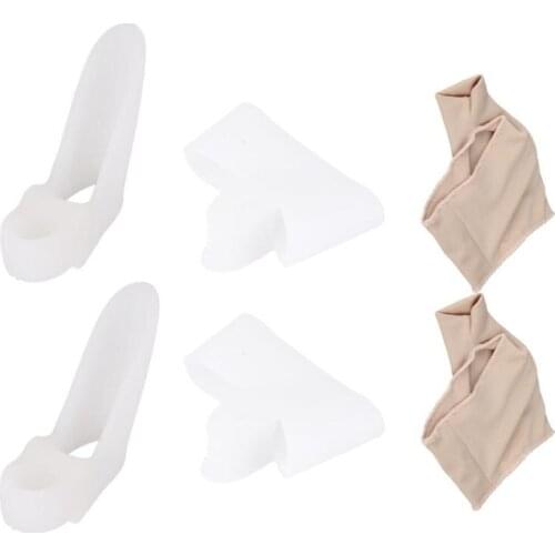 A Pair of Nursing Hallux Valgus Deformity Orthotics Toe Separate Correction