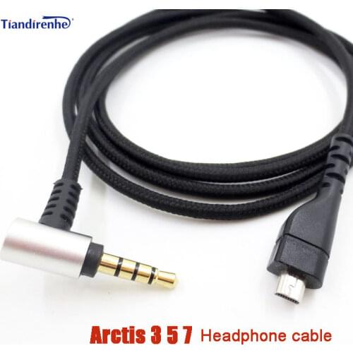 Suitable for SteelSeries Arctis 3 Arctis 5 Arctis 7 gaming headphone cable audio cable dedicated cable