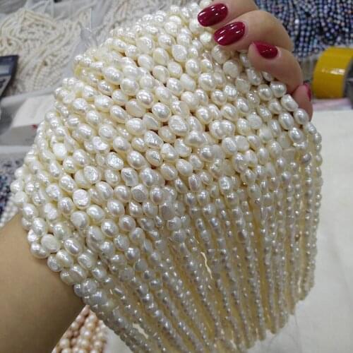 Irregular Freshwater Pearl Loose Beads 36 Cm For DIY Bracelet Earring Necklace Sewing Craft Jewelry Accessory