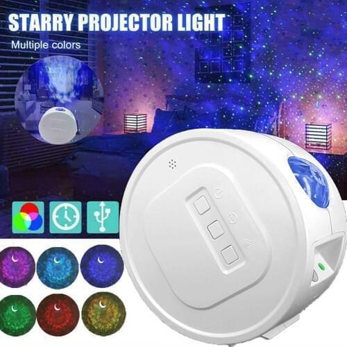 USB 3 Projection LED Galaxy Projector Starry Night Lamp Star Nebula Night Light