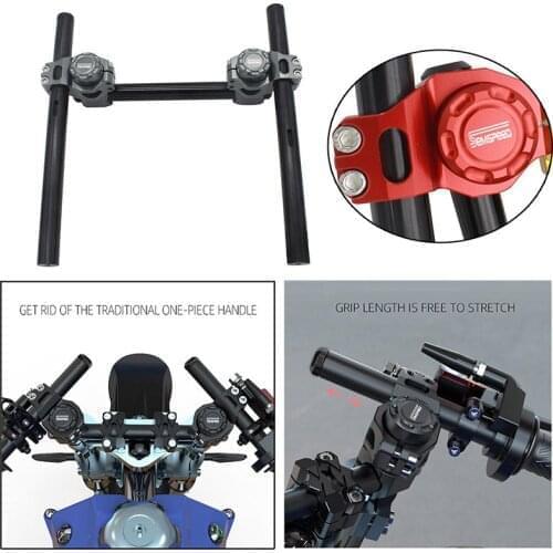 SEMSPEED Motorcycle 22mm 28mm Handlebar for Kawasaki Ninja 250 400 Z650 Z900 ZX-6R 10R GTR1400 VERSYS ER6N Detached Handle Grips