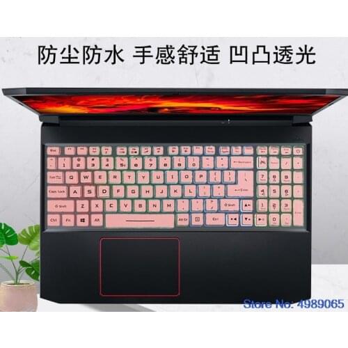 Silicone Laptop Keyboard Cover skin for Acer Aspire Nitro 5 AN515-44 AN515-44 AN515-55 AN515-54 15.6-inch Predator Gaming 2020