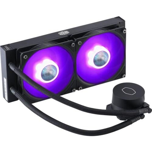 Cooler Master ML240L V2 RGB Water Liquid CPU Cooler For i9 2066/115x/AM4 quiet Computer CPU Cooling 120mm PWM SickleFlow RGB fan