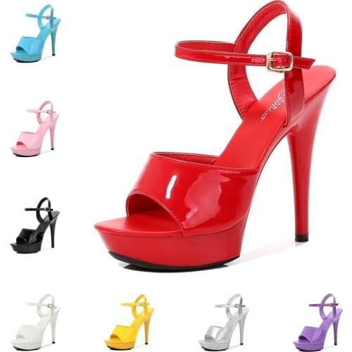 Bandana Sandals Femmes Mujer 2020 Summer Designer Platform High Heels Sexy Solid Color Women Shoes Thin Heels Ladies Slippers