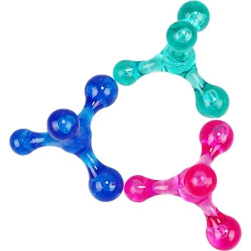 1pc Useful Mini Manual Massager 4 Balls Arm Back Leg Head Foot Acupuncture Point Massager Tools Relaxation Eliminate Oedema Fat