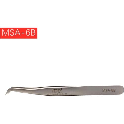 100% Original Genuine Vetus Tweezers Hyperfine High Precision Corrosion-resistant Pinza for Build Volume Eyelashes