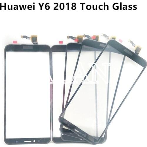 2pcs Touch Screen For Huawei Y6 2018 LCD Repair Digitizer LCD Display Front Out Glass Panel