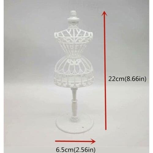 3pcs Display Gown Dress Clothes Rack Doll Mannequin Hollow Model Holder Stand Brabie Blyth