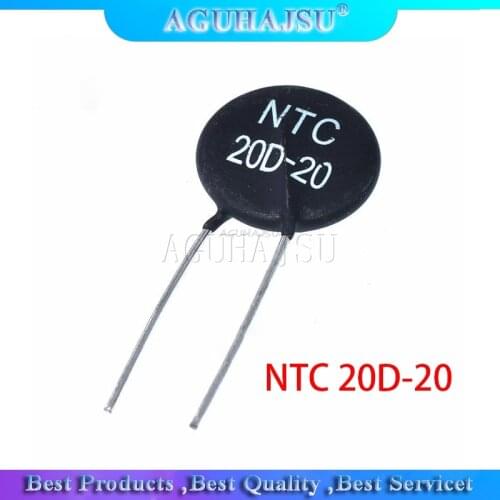 5pcs NTC Thermistor Resistor NTC 20D-20 Thermal Resistor