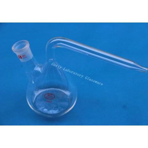 500ml retort flask, flat bottom, with 24/29 joint,borosilicate glass material