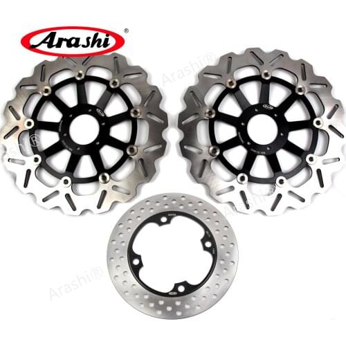 Arashi 1 Set 296 / 220 mm Brake Discs For HONDA CBR RR 900 1994 - 1997 CNC Floating Front Rear Rotors 1995 1996 CBR900RR
