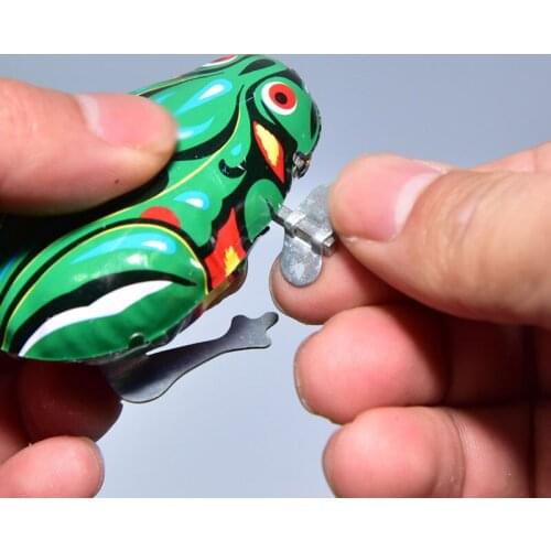 Kids Toys Classic Clockwork Frog Nostalgic Clockwork Toy Retro Toys Children Classic Puzzle Education Toys For Baby Infant Kids