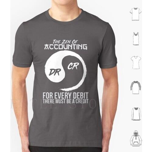The Zen Of Accounting T Shirt DIY Big Size 100% Cotton Accounting Accountant Business Cpa Money Hustle Financials Work Funny Gag