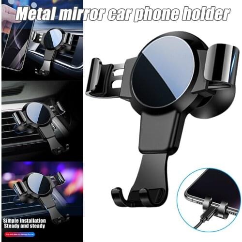 Gravity Car Air Vent Phone Holder Mount Stand Auto Mobile Holder Smartphone Car Support Compatible for Most Phones NK-Sh