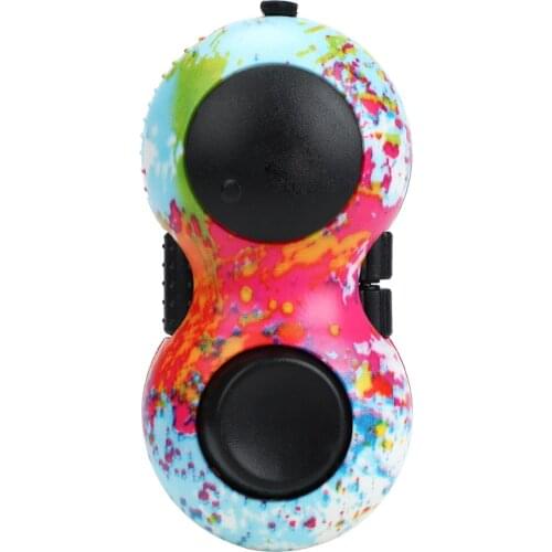 Fidget Toy Rainbow Handle Fidget Toy Classic Controller Game Pad Fidget Focus Toy ADHD Anxiety and Stress Relief
