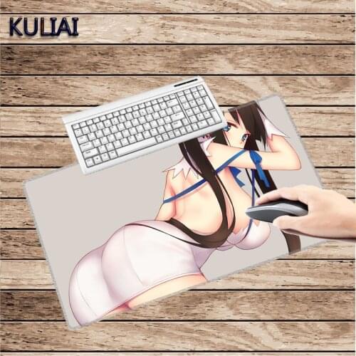 XGZ Girl Sexy Mouse Pad Anime 400 900 Cm Butt Darling In The Franxx Gaming Accessories Keyboard League of Legends Mousepad