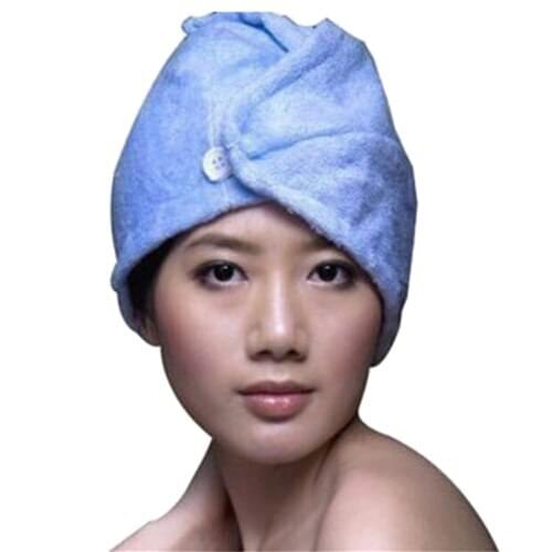 Microfiber Bath Towel Hair Dry Hat Cap Quick Drying Lady Bath Tool New quality first DROP SHIP