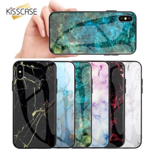 KISSCASE Marble Case For iPhone 11 Case Tempered Glass Cover For iPhone 11 Pro Max Case For iPhone XS MAX XR X 8 7 6 6S Plus