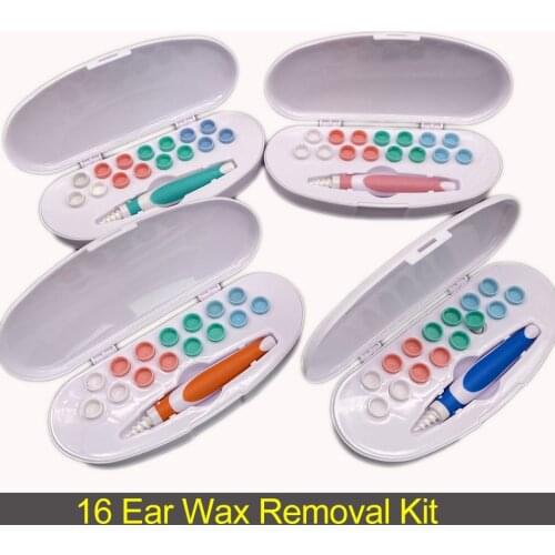 Ear Wax Remover Vacuum Cleaner Kit 16 Tips Spiral Smart Ear Care Clean Earpick Easy EarWax Remover Health Ears Cleaner Tool