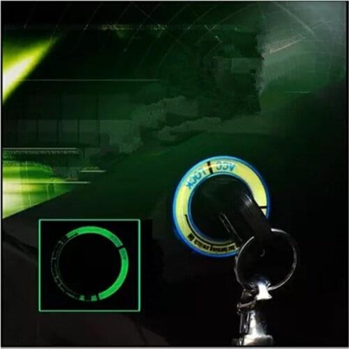 Car key hole luminous ignition switch decoration sticker protection ring Case For Ford KUGA Focus mk2 mk3 mk4 mk5 2005 -2018