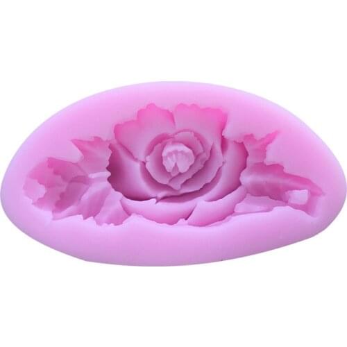 Peony cake flip sugar silicone mold 15-147