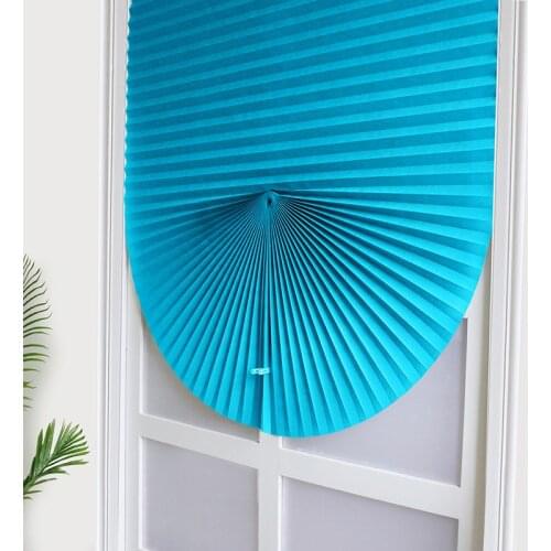 Pleated Curtain Blackout Sun Shade 2020 New Self Adhesive Blinds Semi Shading Bathroom Window Door Decor
