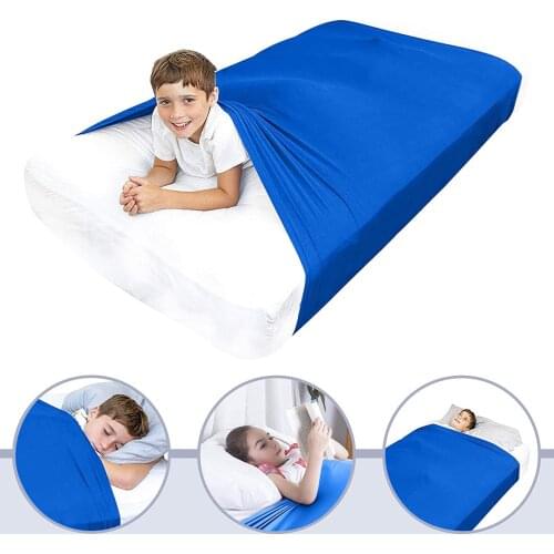 Sensory Bed Sheet for Kids Compression Alternative To Weighted Blankets Sensory Compression Sheet For Boys Girls Pressure Relief