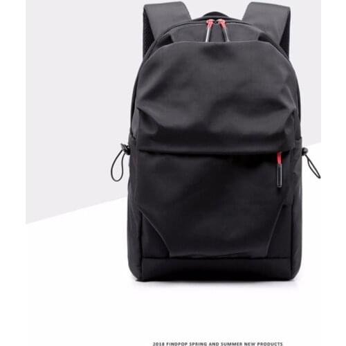 New Men Backpack for Laptop Back Pack Large Capacity Stundet Backpacks Pleated Casual Style Bag Water Repellent 2021