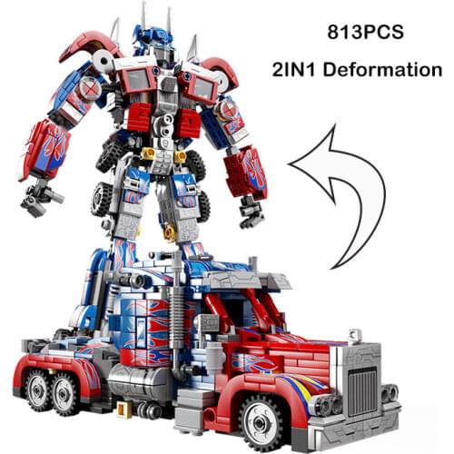 Creator Expert Ideas Movie Game Series Transformation Classic Car Robot Model Moc 2745pcs Building Block Bricks Toys Gift Set