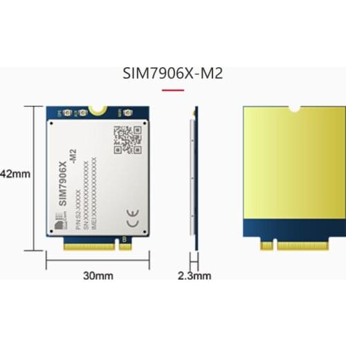 SIMCOM SIM7906 SIM7906SA-M2 SIM7906E-M2 LTE CAT6 Multi-Band LTE-FDD/TDD/HSPA+ compatible with the SIM7500/SIM7600 series module